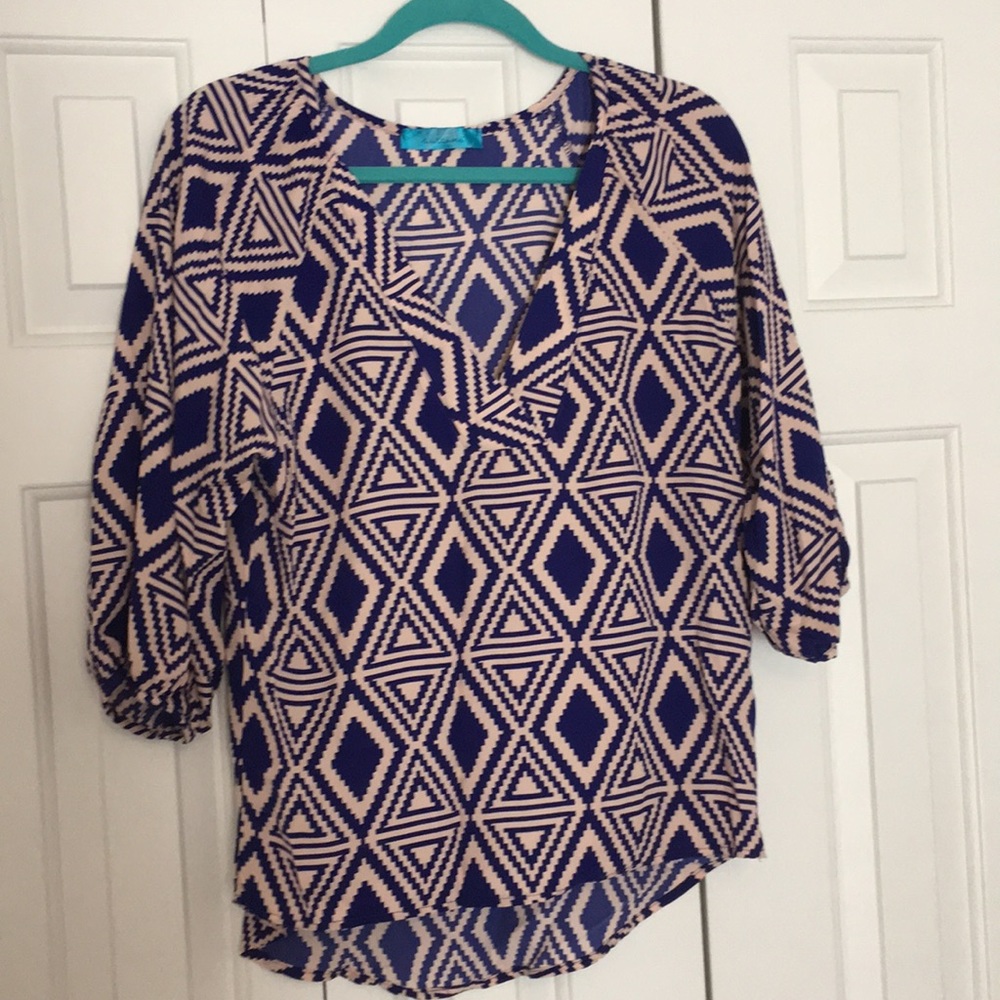 ⚡️Aztec Print 3/4 Sleeve Shirt